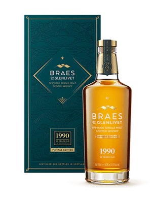 Braes of Glenlivet 32 Year Old 1990 Vintage Single Malt Scotch Whisky