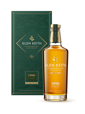 Glen Keith 33 Year Old 1990 Vintage Single Malt Scotch Whisky