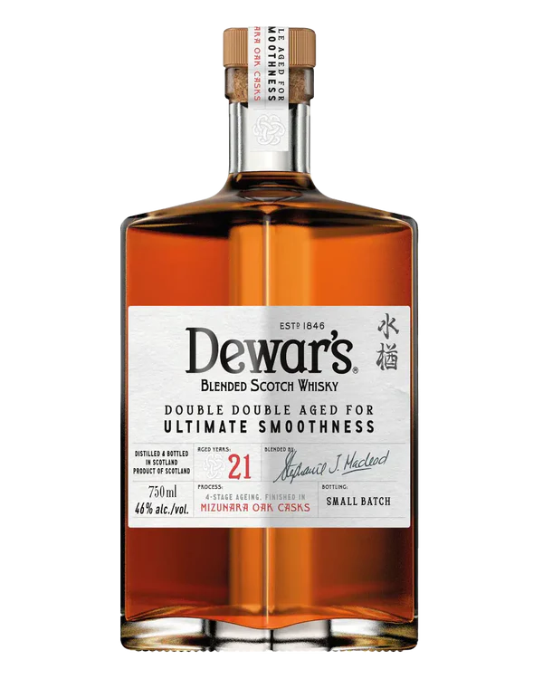 Dewar's Double Double 21 Year Old Mizunara Blended Scotch Whisky