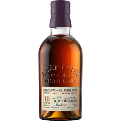 Aberlour 19 Year Old 1st Fill Sherry Butt Single Malt Scotch Whisky
